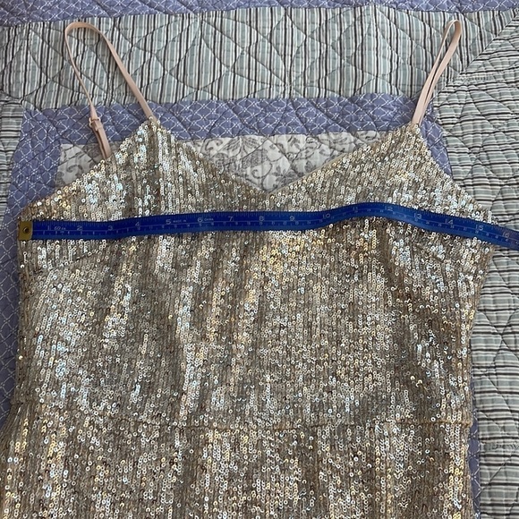 Ramy Brook Gold Sequin Maxi Dress - Picture 7 of 15